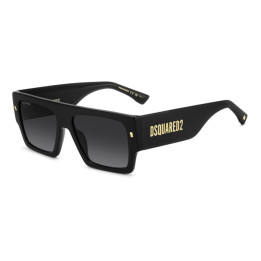 Lunettes de soleil Dsquared2 D2 0165/S Black / verres Dark Grey Shaded (807-9O)