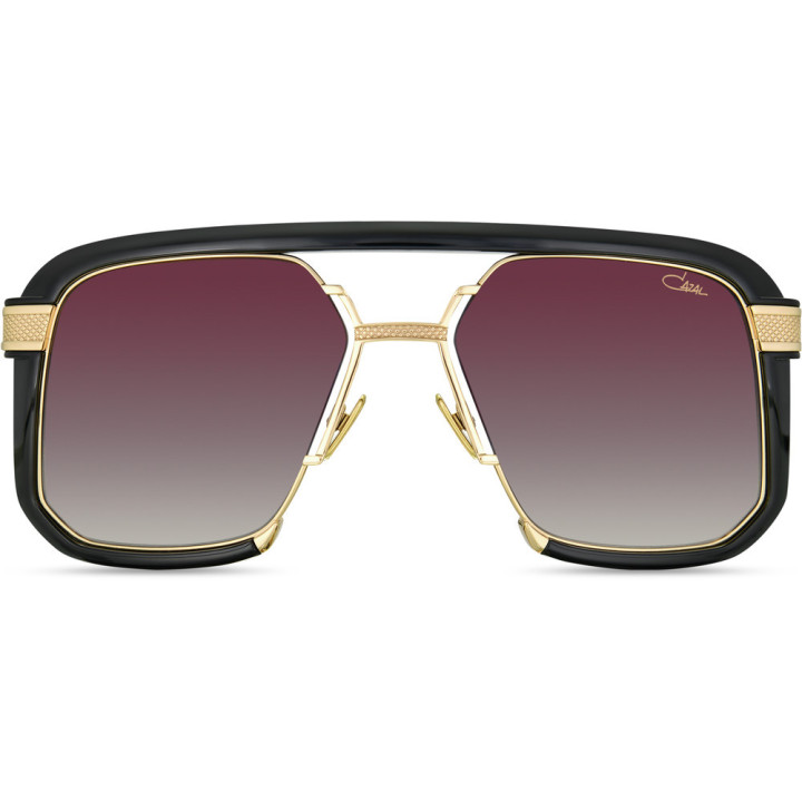 Cazal 682 001 noir-or - vue de face