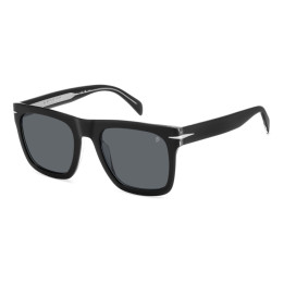 Lunettes de soleil David Beckham DB 7000/S FLAT Black Crystal / verres Grey (7C5-IR)