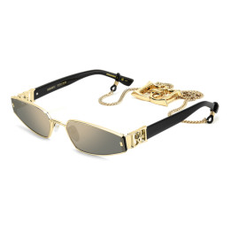 Lunettes de soleil Dsquared2 D2 0168/S/SE Rose Gold / verres Grey Bronze Mirror (000-JO)