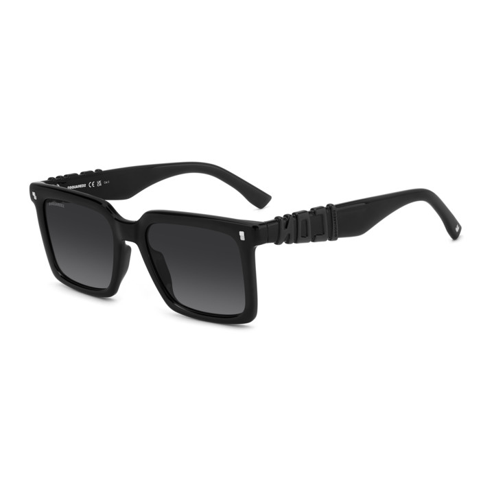 Lunettes de soleil Dsquared2 ICON 0025/S Black / verres Dark Grey Shaded (807-9O)