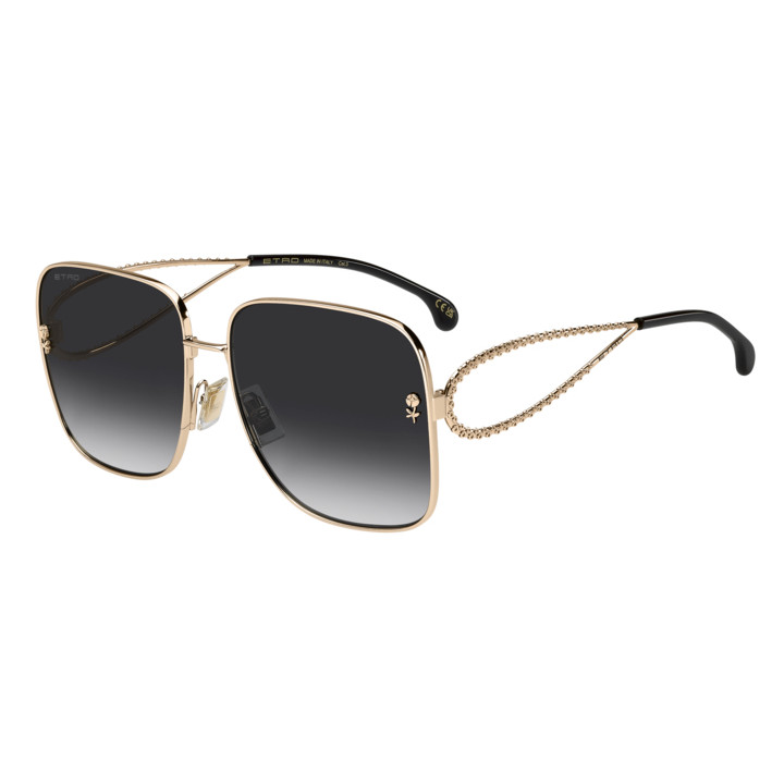 Lunettes de soleil Etro 0070/S Rose Gold / verres Dark Grey Shaded (000-9O)