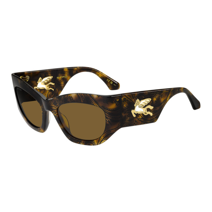 Lunettes de soleil Etro 0074/G/S Pattern Havana / verres Brown (H7P-70)