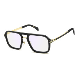Lunettes de vue David Beckham DB 7142 Black Gold / verres Blue Mirror (2M2-2Y)