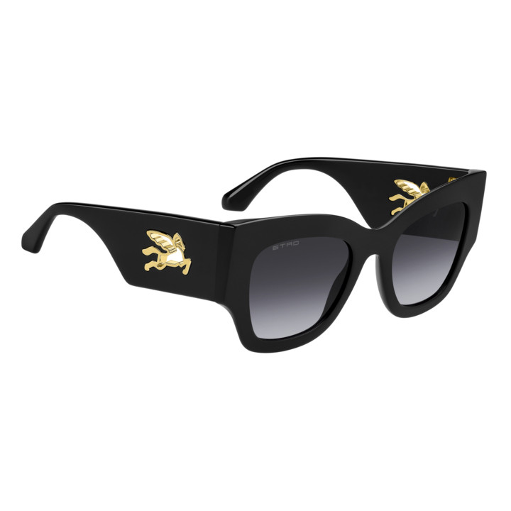 Lunettes de soleil Etro 0076/S Black / verres Dark Grey Shaded (807-9O)