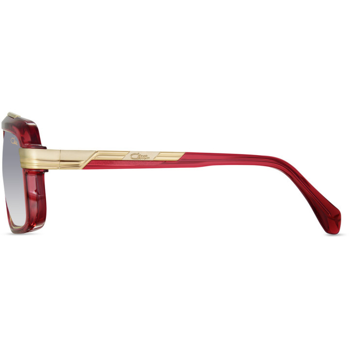 Cazal 678 004 rouge-or - vue de profil