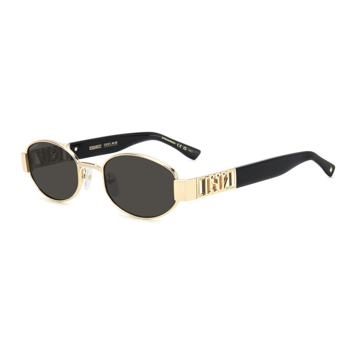 Lunettes de soleil Dsquared2 D2 0155/S Rose Gold / verres Grey (000-IR)