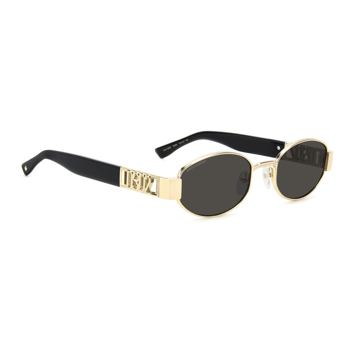Lunettes de soleil Dsquared2 D2 0155/S Rose Gold / verres Grey (000-IR)