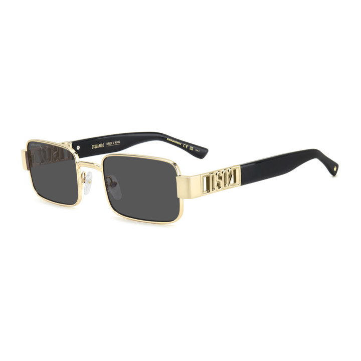 Lunettes de soleil Dsquared2 D2 0156/S Rose Gold / verres Grey (000-IR)