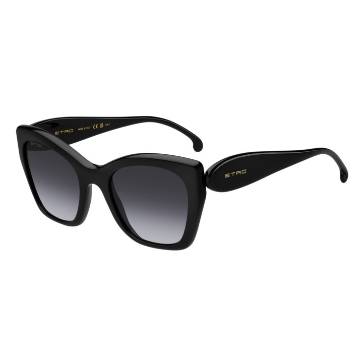 Lunettes de soleil Etro 0084/S Black / verres Dark Grey Shaded (807-9O)