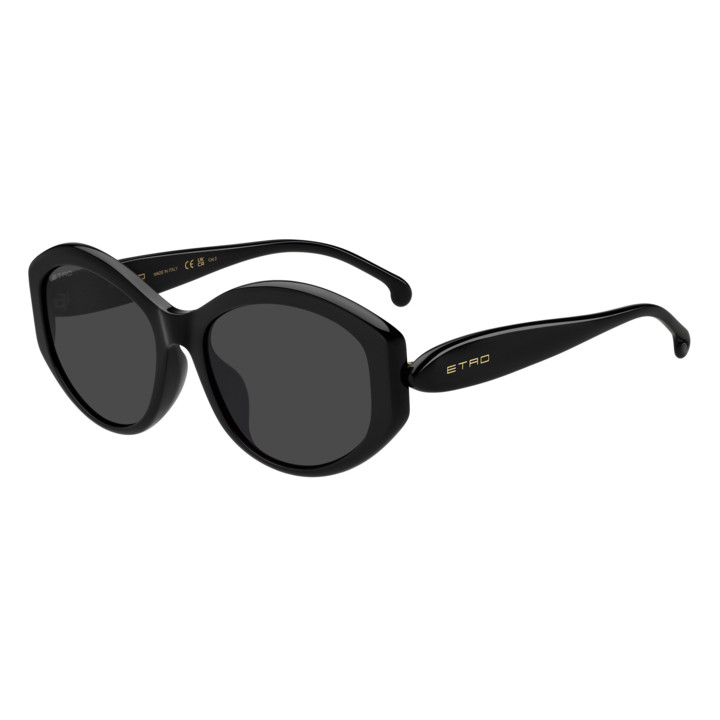 Lunettes de soleil Etro 0086/F/S Black / verres Grey (807-IR)