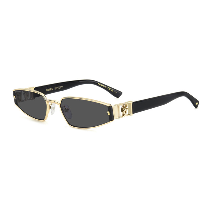 Lunettes de soleil Dsquared2 D2 0168/S Rose Gold / verres Grey (000-IR)