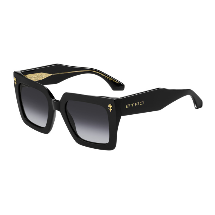 Lunettes de soleil Etro 0089/S Black / verres Dark Grey Shaded (807-9O)