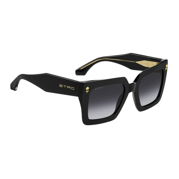 Lunettes de soleil Etro 0089/S Black / verres Dark Grey Shaded (807-9O)