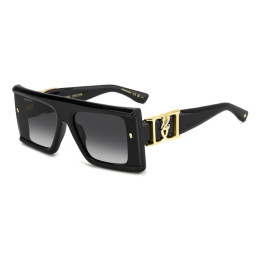 Lunettes de soleil Dsquared2 D2 0169/S Black / verres Dark Grey Shaded (807-9O)