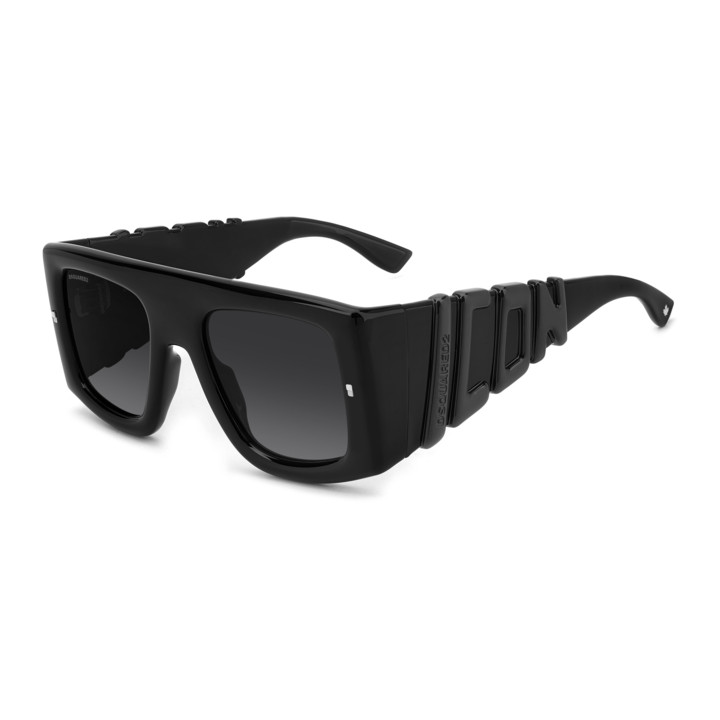 Lunettes de soleil Dsquared2 ICON 0024/S Black / verres Dark Grey Shaded (807-9O)