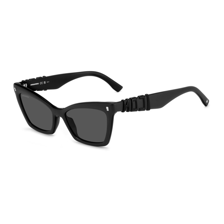 Lunettes de soleil Dsquared2 ICON 0026/S Matte Black / verres Grey (003-IR)