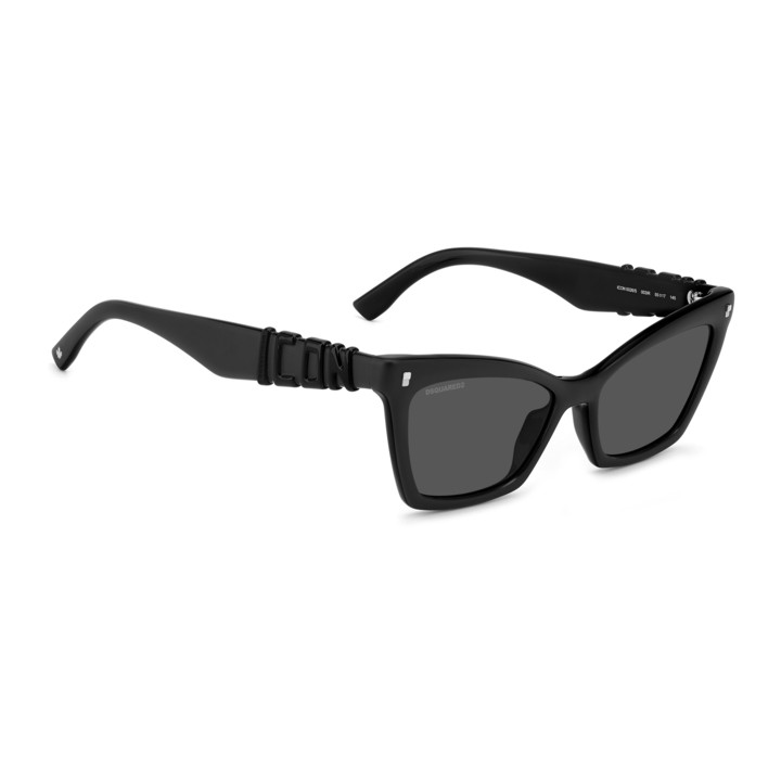 Lunettes de soleil Dsquared2 ICON 0026/S Matte Black / verres Grey (003-IR)