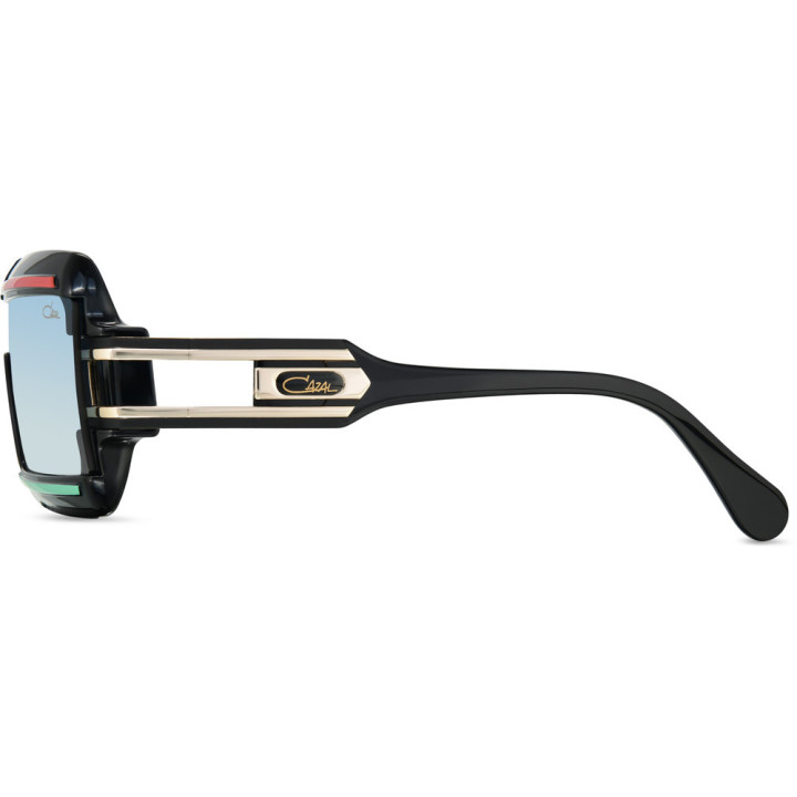 Cazal 856 001 noir-fraise - vue de profil