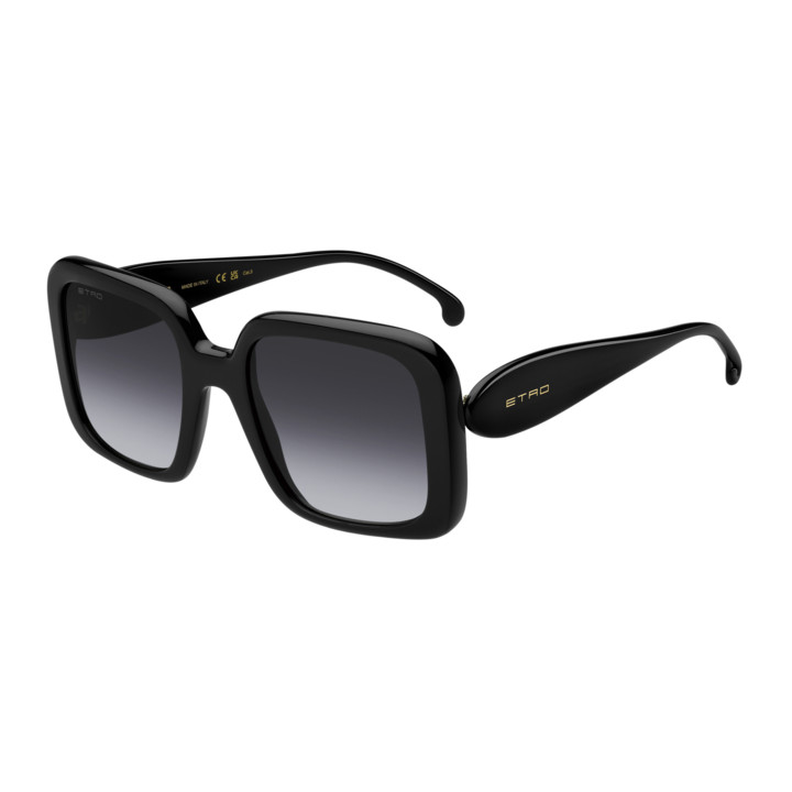 Lunettes de soleil Etro 0083/S Black / verres Dark Grey Shaded (807-9O)