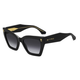 Lunettes de soleil Etro 0090/S Black / verres Dark Grey Shaded (807-9O)