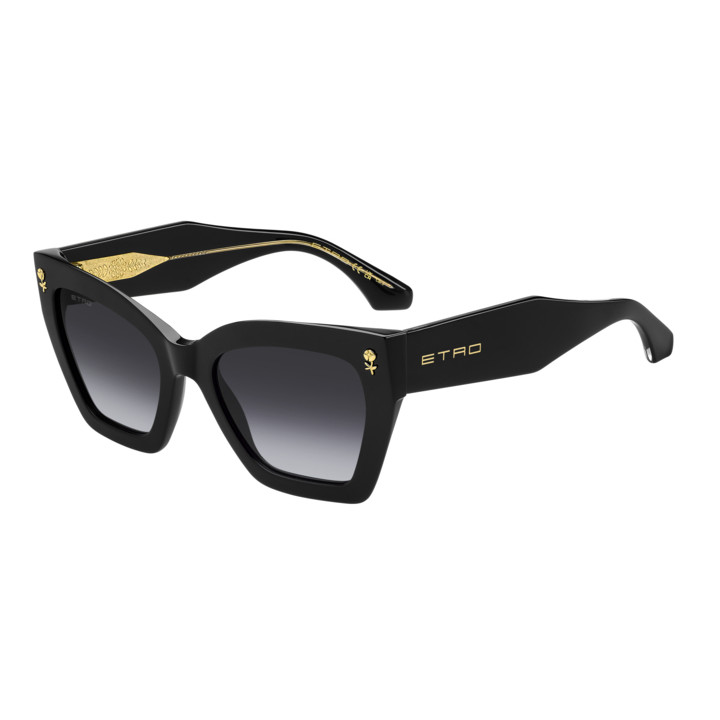 Lunettes de soleil Etro 0090/S Black / verres Dark Grey Shaded (807-9O)