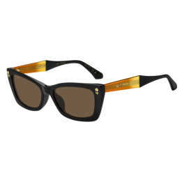 Lunettes de soleil Etro 0092/F/S Black / verres Brown (807-70)