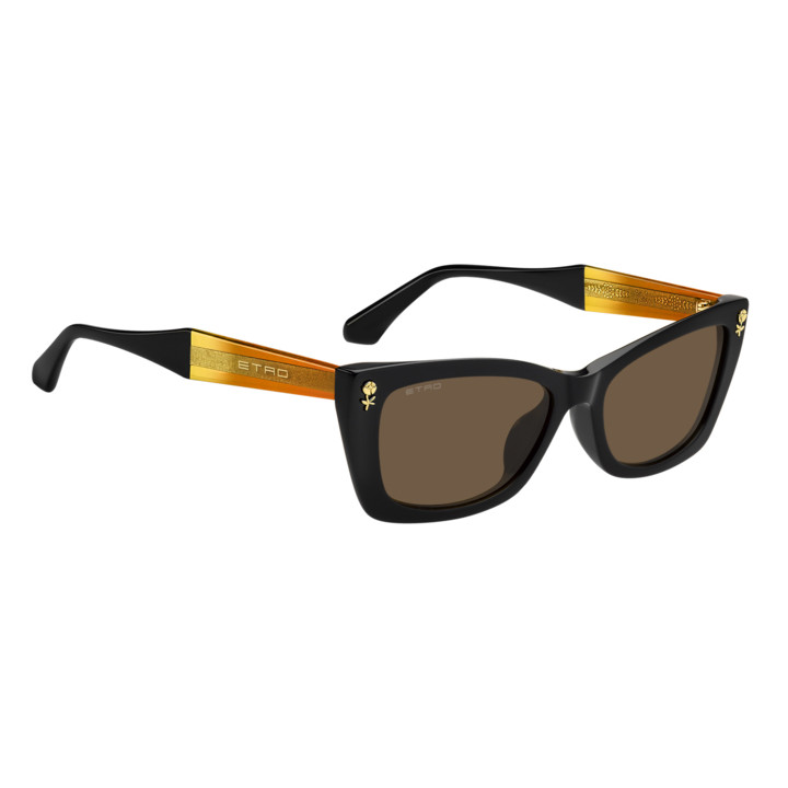 Lunettes de soleil Etro 0092/F/S Black / verres Brown (807-70)