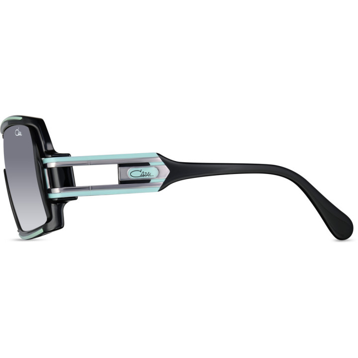 Cazal 858 001 noir-gun métal - vue de profil
