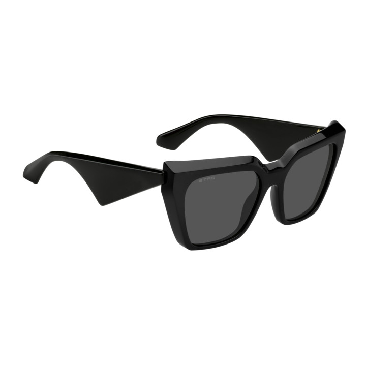 Lunettes de soleil Etro 0096/G/S Black / verres Grey (807-IR)