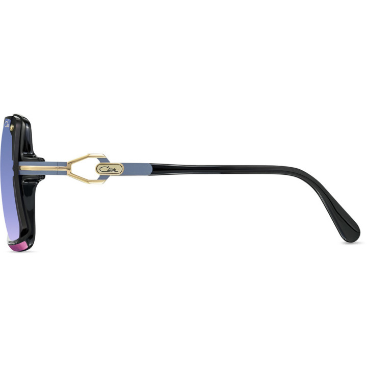 Cazal 859 001 noir-or - vue de profil