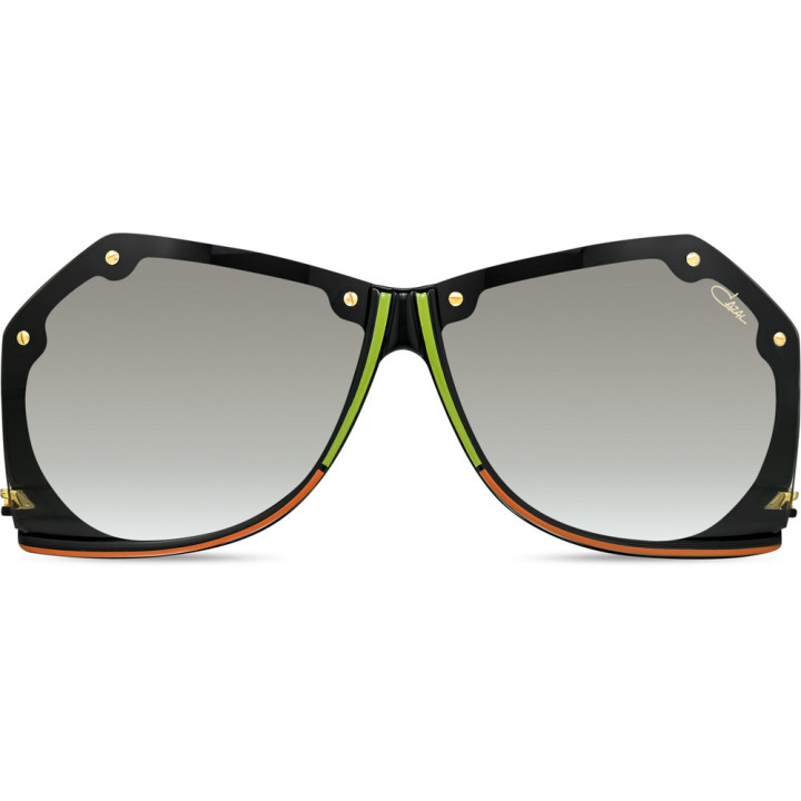 Cazal 860 001 noir-orange - vue de face