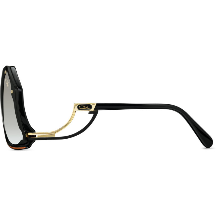 Cazal 860 001 noir-orange - vue de profil