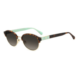 Lunettes de soleil Kate Spade KS JONAE 2/F/S Havana Green / verres Brown Shaded (PHW-HA)
