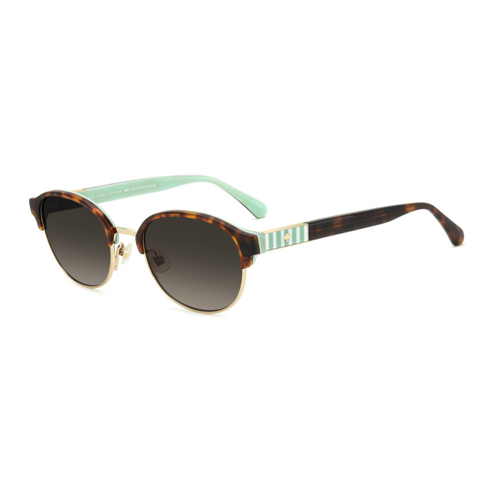 Lunettes de soleil Kate Spade KS JONAE 2/F/S Havana Green / verres Brown Shaded (PHW-HA)