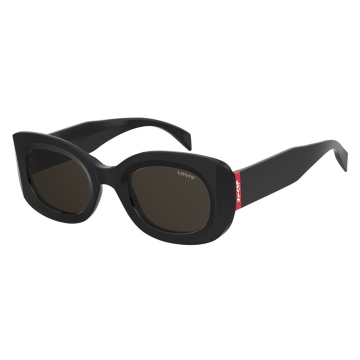 Lunettes de soleil Levi's LV 1080/S Black / verres Grey (807-IR)