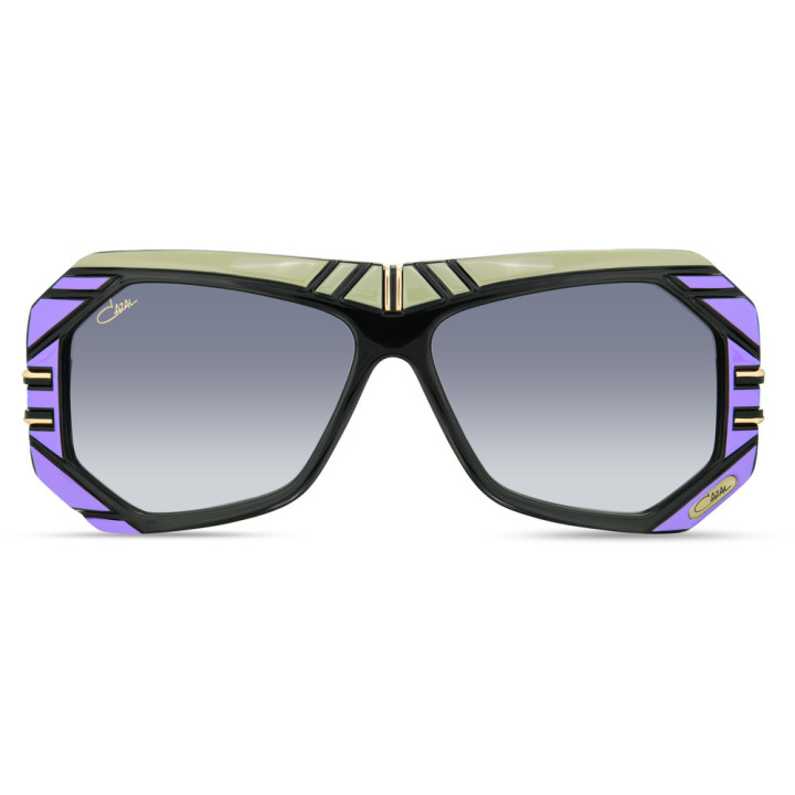 Cazal 868 001 noir-violet - vue de face