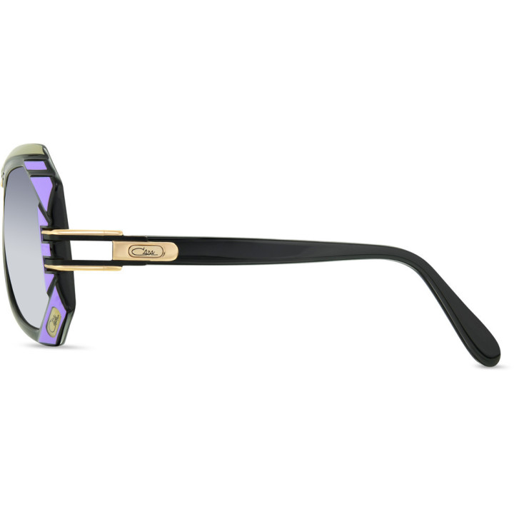 Cazal 868 001 noir-violet - vue de profil