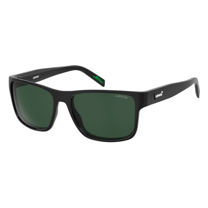 Lunettes de soleil Levi's LV 5079/S Black Matte Black / verres Green Polarized (SUB-UC)