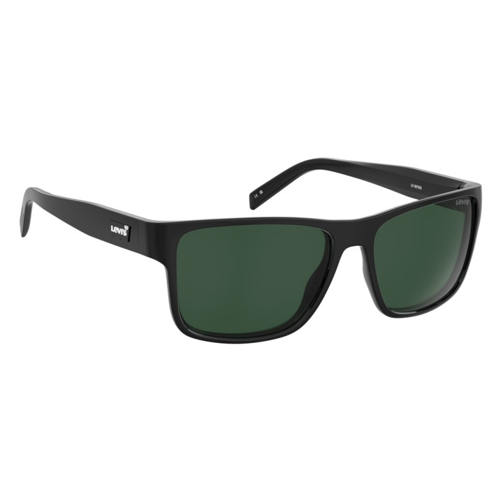 Lunettes de soleil Levi's LV 5079/S Black Matte Black / verres Green Polarized (SUB-UC)