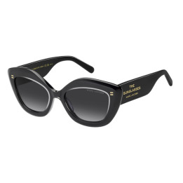 Lunettes de soleil Marc Jacobs MARC 800/S Crystal Black / verres Dark Grey Shaded (MNG-9O)