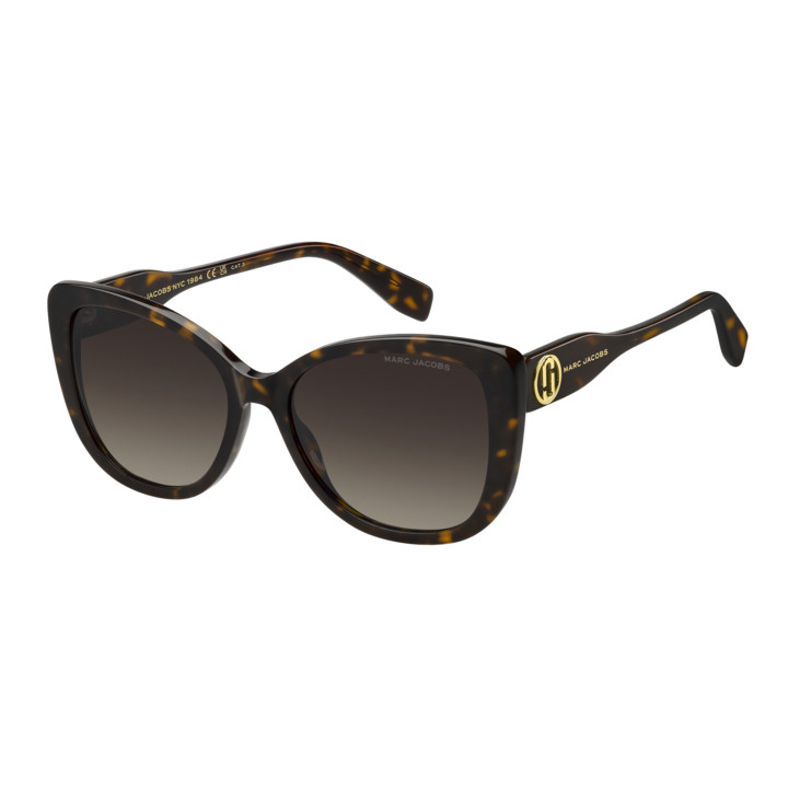 Lunettes de soleil Marc Jacobs MARC 815/S Havana / verres Brown Shaded (086-HA)
