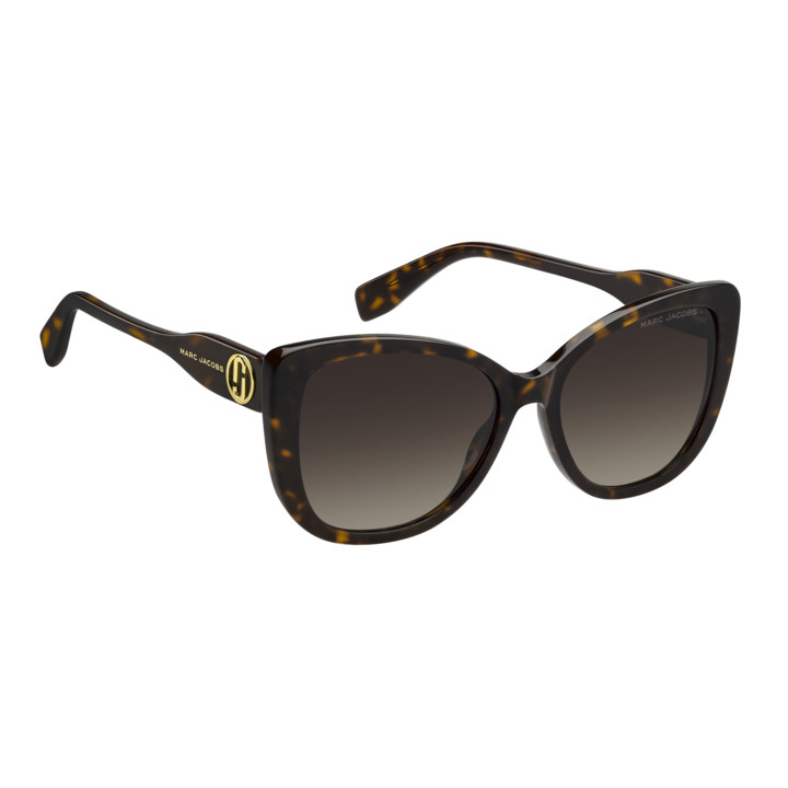 Lunettes de soleil Marc Jacobs MARC 815/S Havana / verres Brown Shaded (086-HA)