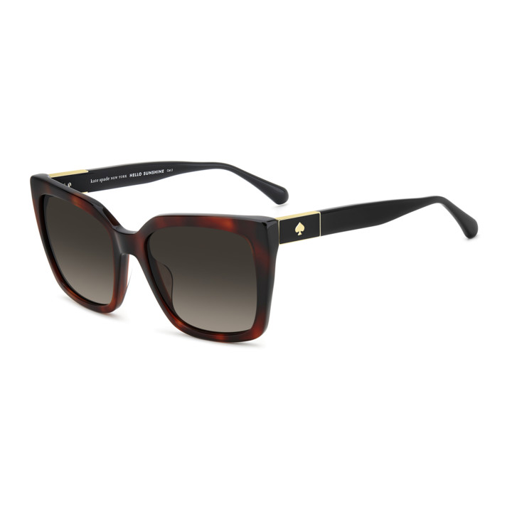 Lunettes de soleil Kate Spade KS LILAH 2/G/S Havana / verres Brown Shaded (086-HA)