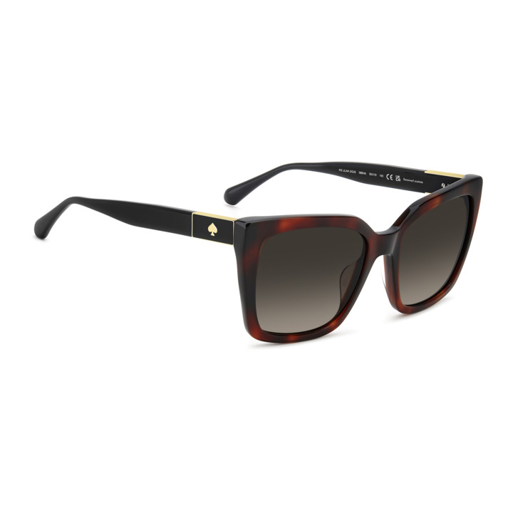 Lunettes de soleil Kate Spade KS LILAH 2/G/S Havana / verres Brown Shaded (086-HA)