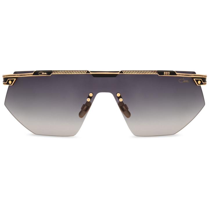 Cazal 889 001 noir-or - vue de face