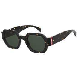 Lunettes de soleil Levi's LV 1079/S Havana / verres Green (086-QT)
