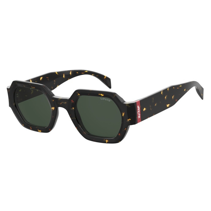 Lunettes de soleil Levi's LV 1079/S Havana / verres Green (086-QT)