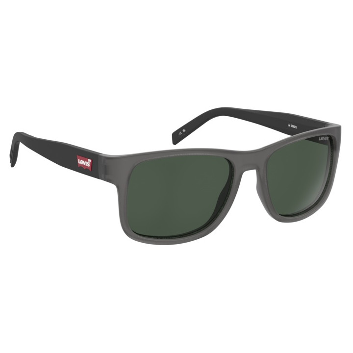 Lunettes de soleil Levi's LV 5080/S Matte Grey / verres Green (RIW-QT)