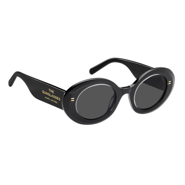 Lunettes de soleil Marc Jacobs MARC 799/S Crystal Black / verres Grey (MNG-IR)